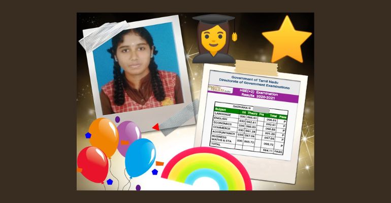 Passing with flying colours – Sadhana