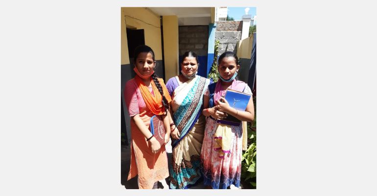 The hope for education – Harshini and Vijaya sri
