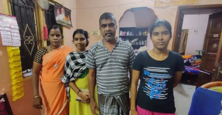 Helping Gajalakshmi with her graduation admission